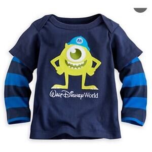 Monsters University Long-Sleeve Tee for Baby Size 18 Months NWT From Disneyland